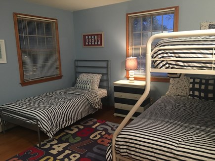 Eastham Cape Cod vacation rental - Guest/Kids Room w Bunk Bed (Twin over Full) and additional Twin