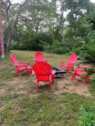 Eastham Cape Cod vacation rental - Fire pit, and seating for family BBQs and Clambakes