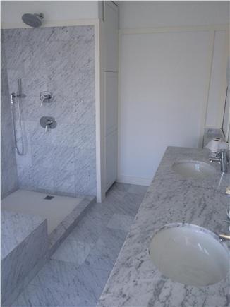 Provincetown Cape Cod vacation rental - All 3 bathrooms are appointed with Italian Carrara tile.