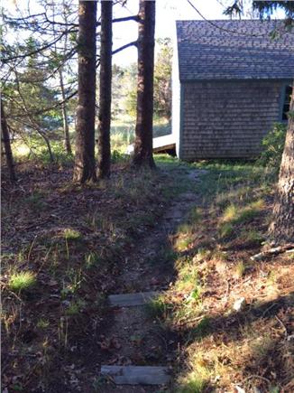 East Orleans Cape Cod vacation rental - Path to private beach and boat house