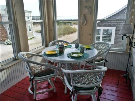 West Dennis Cape Cod vacation rental - Front Porch for Morning Coffee