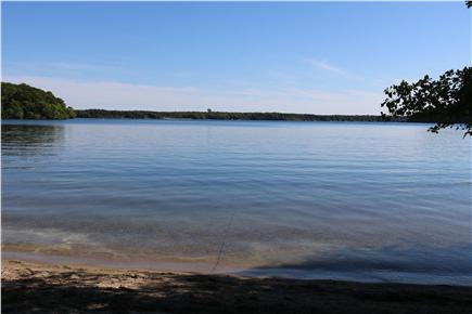 Brewster Cape Cod vacation rental - Short walk to our private beach on Sheep Pond.