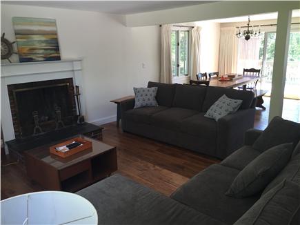 Brewster Cape Cod vacation rental - Open concept living room.