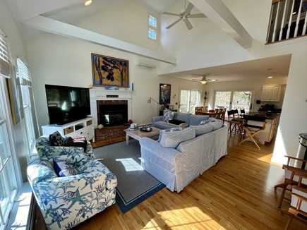 East Orleans, MA Cape Cod vacation rental - Open living room into dining and kitchen