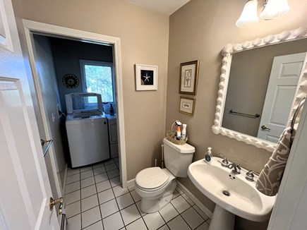 East Orleans, MA Cape Cod vacation rental - Main level 1/2 bath and laundry