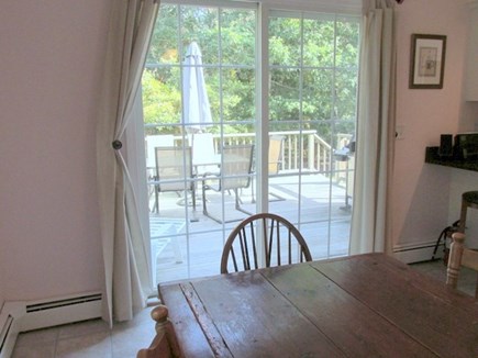 Eastham Cape Cod vacation rental - Dining area looking to deck