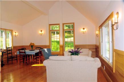 Truro Cape Cod vacation rental - East - West orientation fills the living Room with light all day
