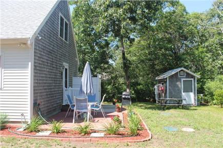 Eastham, Campground - 3856 Cape Cod vacation rental - Back yard with patio and picnic table