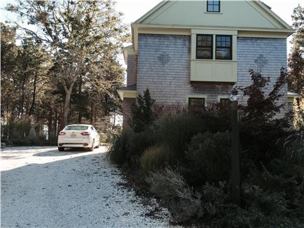 East Orleans Cape Cod vacation rental - Approaching Home From Back With Large Parking Area to Left