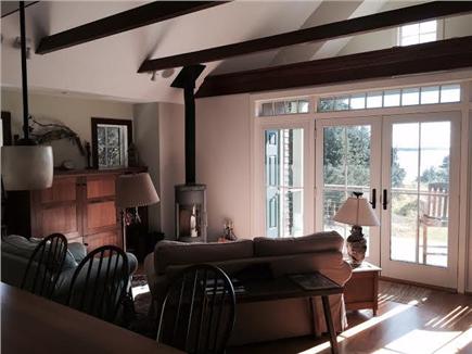 East Orleans Cape Cod vacation rental - View of Family Room from Kitchen