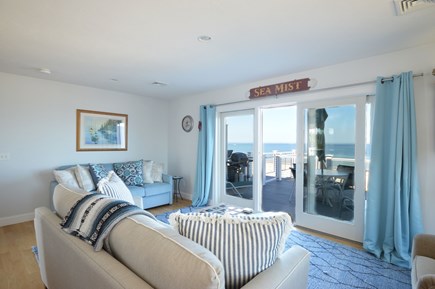 East Sandwich Cape Cod vacation rental - Oceanfront living room
