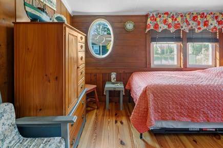 Dennis Port Cape Cod vacation rental - Bedroom on 1st floor with twin and beautiful paneling