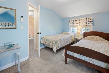 Dennis Port Cape Cod vacation rental - Bedroom on 2nd floor with two twins and split AC