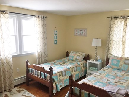 South Yarmouth Cape Cod vacation rental - Bedroom with two twins and smart TV