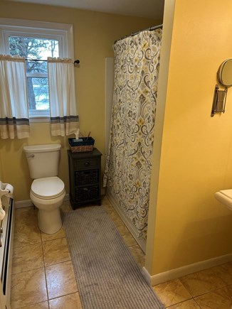 South Yarmouth Cape Cod vacation rental - Full bathroom with tub.