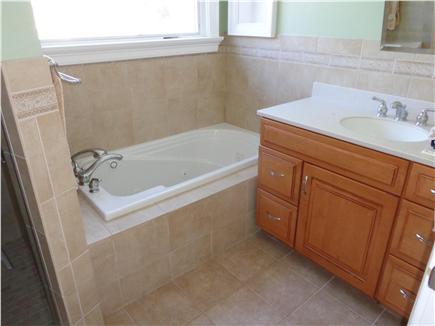 West Yarmouth close to Lewis B Cape Cod vacation rental - Second Bath with Jacuzzi tub and shower
