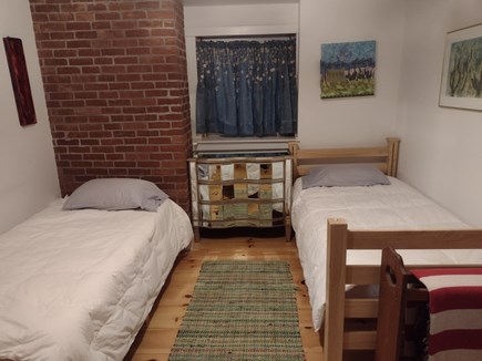 Wellfleet Cape Cod vacation rental - Walkout bedroom , window opens to greenhouse room