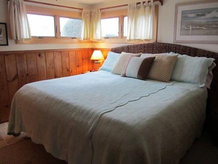 Popponesset, Mashpee Cape Cod vacation rental - Master Bedroom with King sized bed. dresser, closet not shown