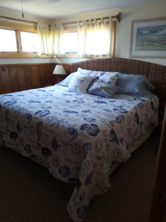 Popponesset, Mashpee Cape Cod vacation rental - Master Bedroom with King sized bed. dresser, closet not shown