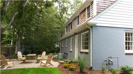 Woods Hole Cape Cod vacation rental - Beautiful backyard with outdoor seating and 5-burner gas grill