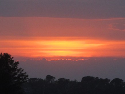 North Chatham Cape Cod vacation rental - Sunset over the Property - June 2021