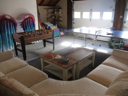 North Chatham Cape Cod vacation rental - Recreation Room with Ping Pong and New Foos Ball Table for 2022