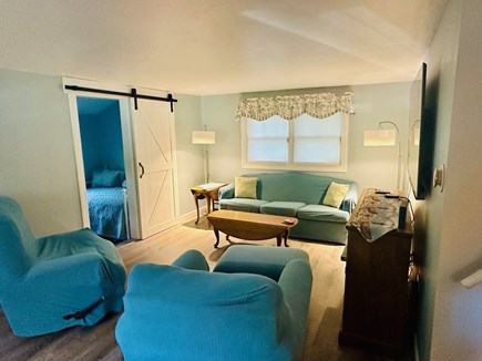 Plymouth, Priscilla Beach MA vacation rental - Front living room with Smart Tv and Roku