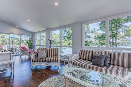 Cotuit Cape Cod vacation rental - Morning coffee in the sunroom or on the attached deck.