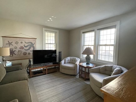 Harwich Port Cape Cod vacation rental - Comfortable den on first floor with flat screen T.V.
