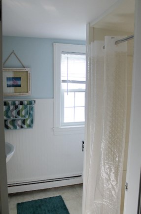 Harwich Port Cape Cod vacation rental - Second floor shared full bath with step in shower