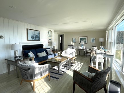 Harwich Port Cape Cod vacation rental - Light filled living room