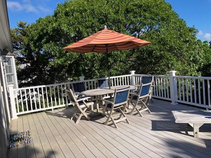 Chatham Cape Cod vacation rental - Morning sun on the deck is glorious!
