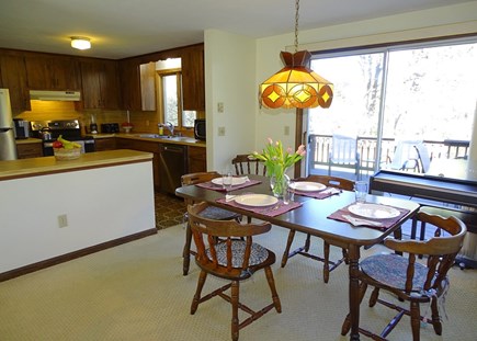 North Eastham, Herringbrook/Ma Cape Cod vacation rental - Dining room with slider to back deck