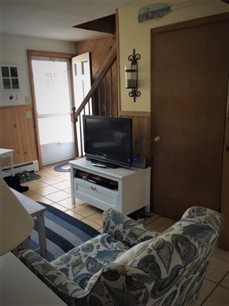 Dennis Port Cape Cod vacation rental - TV with radio and docking for phone