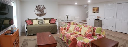 South Orleans Cape Cod vacation rental - Family room with queen sofa bed, daybed, and trundle