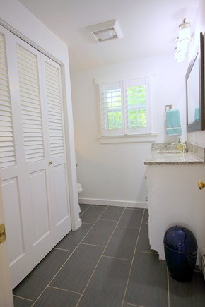 Chatham downtown village Cape Cod vacation rental - Convenient main floor half bath and laundry room