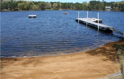 Eastham Cape Cod vacation rental - A Few Steps To Our Freshwater Pond for Boating and Swimming.