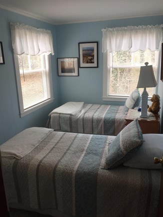 Eastham Cape Cod vacation rental - Two Twin Beds in second bedroom. Ceiling fan too.
