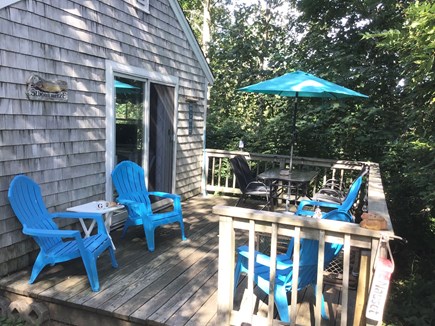 Eastham Cape Cod vacation rental - Relaxation. A Deck to kick back and read, relax, eat, unwind.