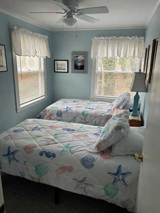 Eastham Cape Cod vacation rental - Two Twins.  New mattresses. Comforts of home. Ceiling fan too