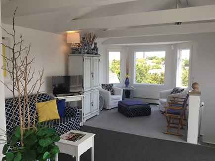 Provincetown Cape Cod vacation rental - Large living area, vaulted ceiling. AC, comfy seating