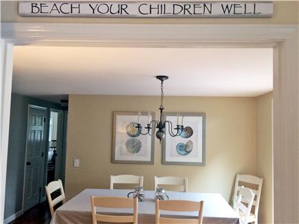 Dennis Cape Cod vacation rental - Spacious dining area that opens to the deck
