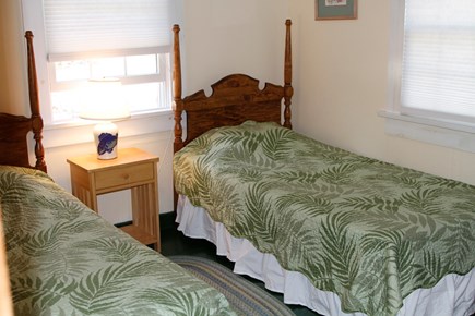 South Chatham Cape Cod vacation rental - Two twin beds are in the second bedroom. AC