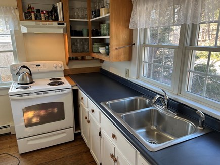 South Chatham Cape Cod vacation rental - Compact kitchen