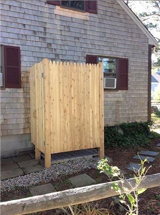 South Chatham Cape Cod vacation rental - The outdoor shower is reason enough to choose this cottage!