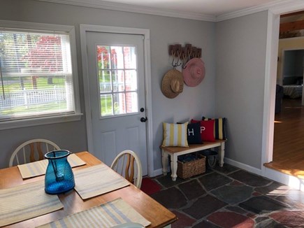 Centerville, Hyannis Port Cape Cod vacation rental - Cute dining area off the side entry with seating for 6.
