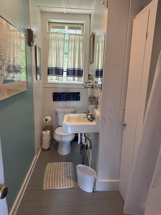 Truro Cape Cod vacation rental - Hall bathroom --