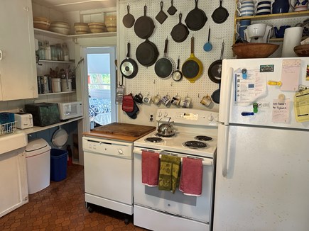Truro Cape Cod vacation rental - Cozy kitchen with plenty of cookware and appliances