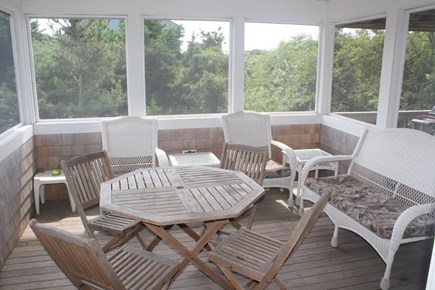 Eastham, Private Beach Access - 1204 Cape Cod vacation rental - Screened Porch
