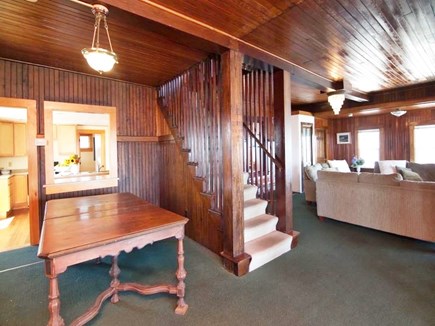 Falmouth Heights Cape Cod vacation rental - Dining area and stairs